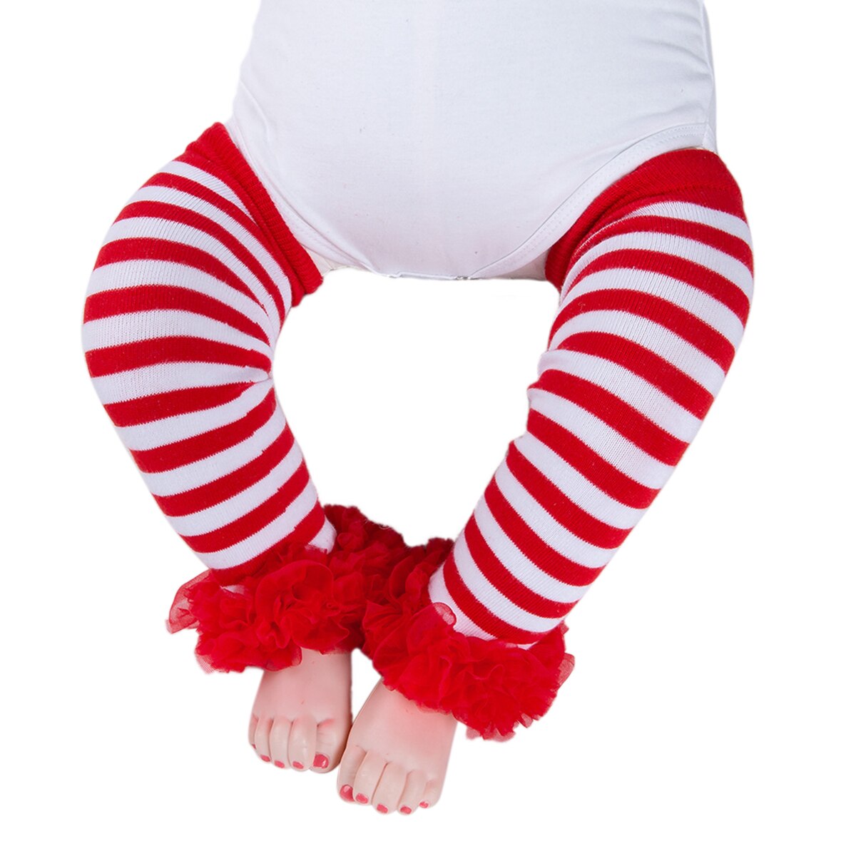 Baby benvärmare knäskydd barn nyfödda knäskydd spädbarn vinter stickade varma leggings strumpor flicka pojke varvärmare halloween