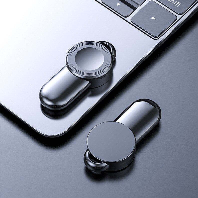 Mini Draagbare Magnetische Draadloze Oplader Voor Apple Horloge 44Mm 40Mm Smart Fast Charger Usb Adapter Voor Apple Horloge se/6/5/4/3/2/1: Streamer black