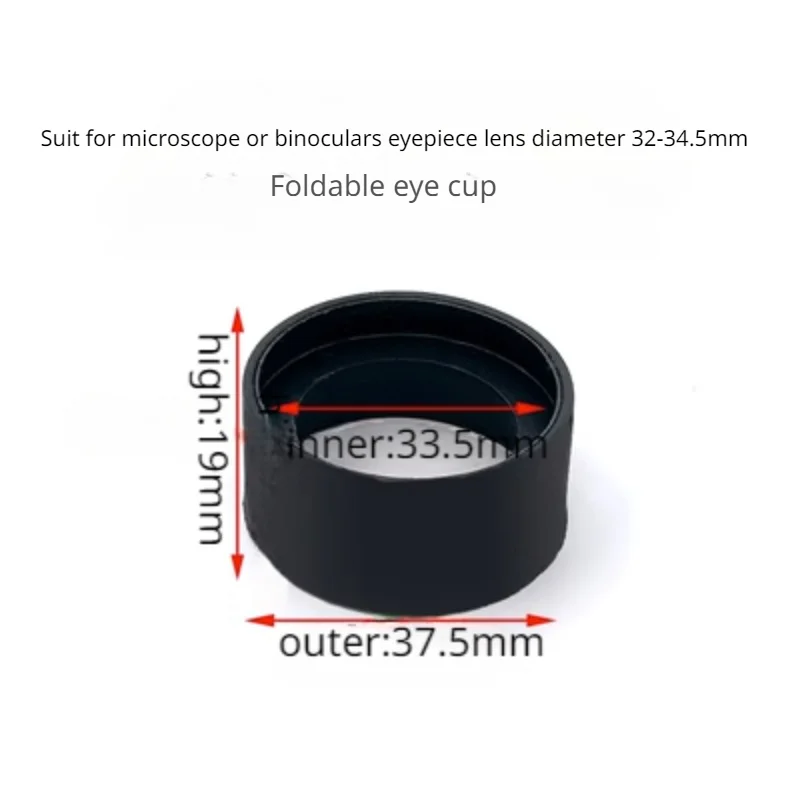 2 pezzi interni 28-33mm coppe in gomma oculari per microscopio oculari protezioni per oculari per microscopi protezione per telescopio scudo oculare: Oro