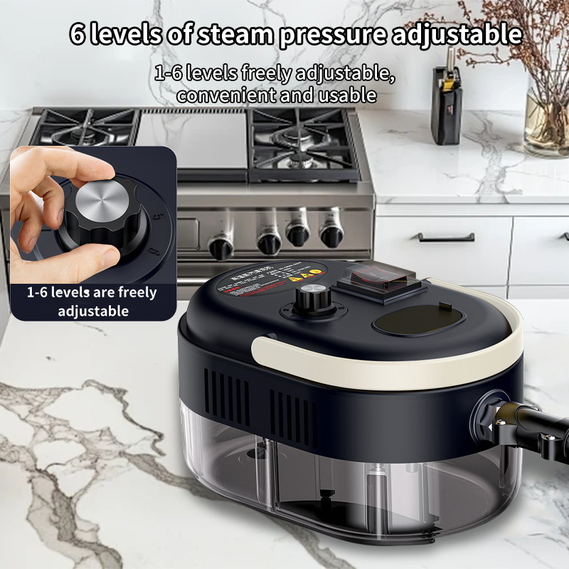 Limpiador a vapor de mano, máquina de limpieza a vapor de alta presión para máquina, capó de cocina, aire acondicionado, limpiador a vapor para coche