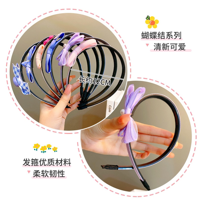 Bow Hair Band Children's Girl Little Girl Baby Princess Head Band Hairpin Lovely Hair Ornament Headdress Pressure Hair