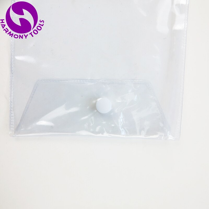 Sacs en plastique PVC pour emballer les cheveux, 10 pièces, tissage pour emballer les cheveux de 14 à 26 pouces avec bouton Transparent