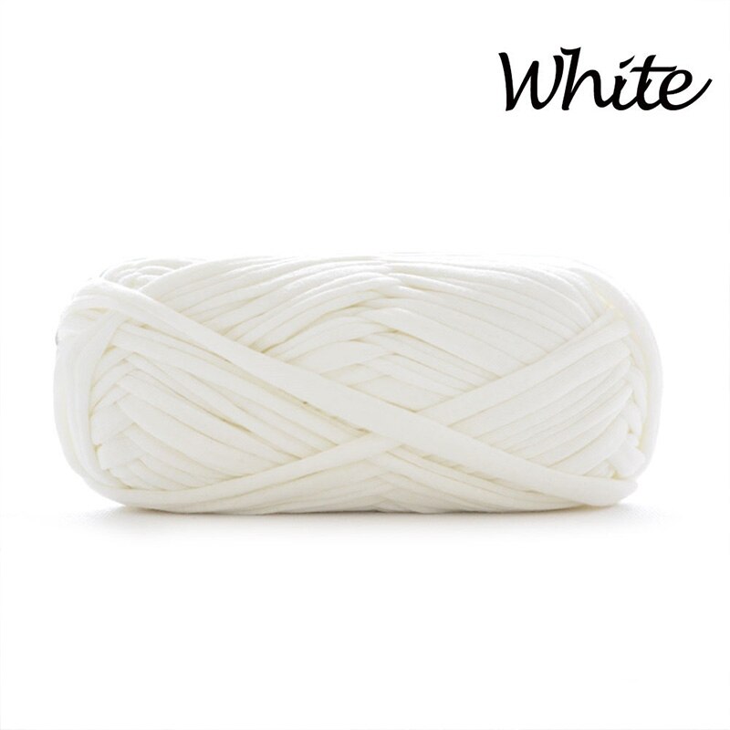 Ovillo de algodón grueso de 100G/bola, hilo grueso de ganchillo, hilo suave de leche para bebé, tejido a mano, colorido para bolsa, cesta de manta de alfombra: 1