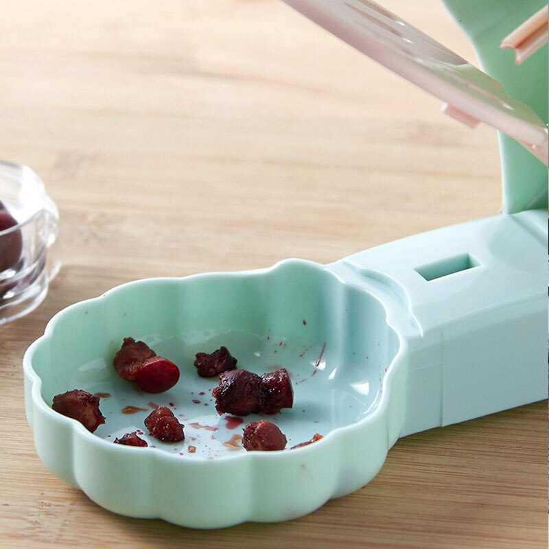 Kitchen Utensils Cherry Pitting Device Portable Home Kitchen Red Date Cherry Pitting Tool Food Processor