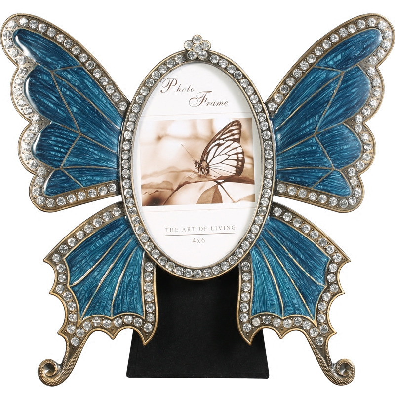 Photo Frame Butterfly Metal Picture Frame Decoration Home