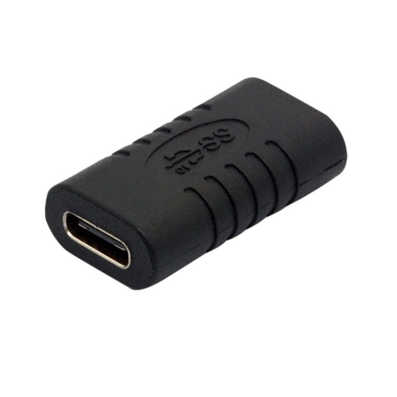 USB C Adapter Female to Female Type C Adapter Straight Tiny USB-C Adaptor USB 3.1 Type-C Connector Converter: Default Title