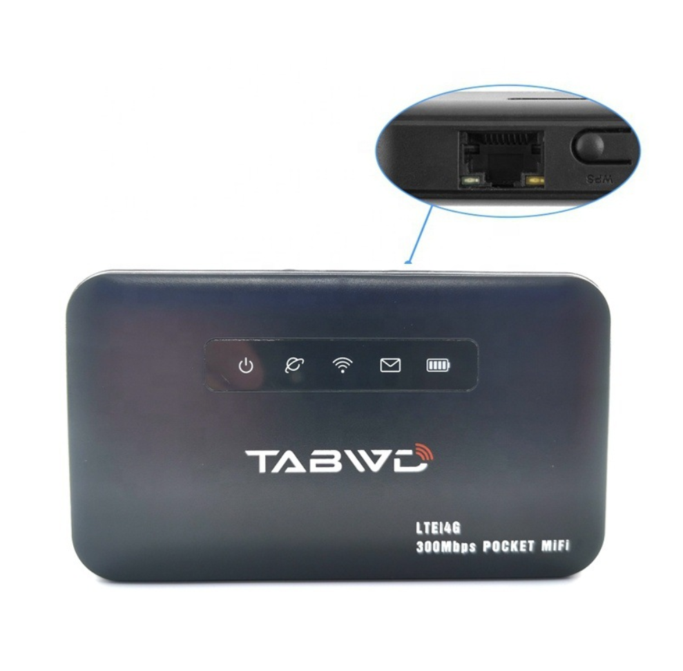 E5885 4G router hotspot LTE WiFi Port RJ45 300Mbps 4G router modem WiFi 2600mAh bateria 1 LAN Port RJ45