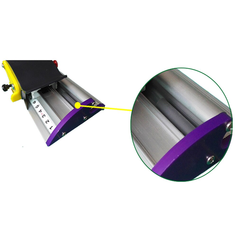 Règle de coupe manuelle pour planche Kt en Pvc, 70-130CM, en aluminium, antidérapante, règle de piste de positionnement, outil de bricolage pour le travail du bois