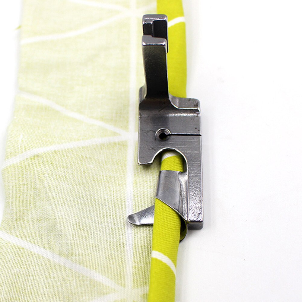 1 PC Crimping Presser Foot Folding Sewing Machine 1/8 3/16 3/8 Steel Working Foot Universal For Dress Skirt Rolled Hem Presser