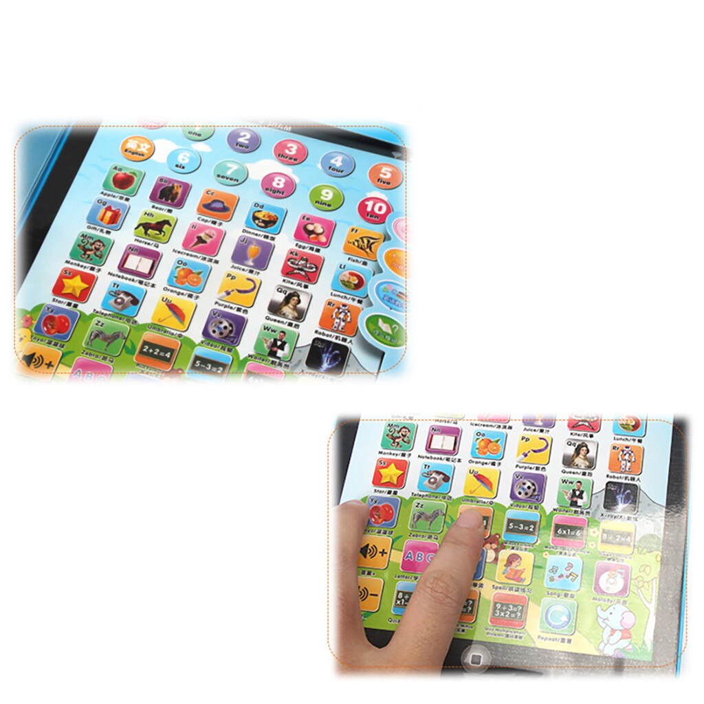 Mini Kinderen Multi-Functie Leren Touch Tablet Pad Computer Onderwijs Speelgoed Elektrische Ipad Voor Baby 'S Elektronische Leren Speelgoed