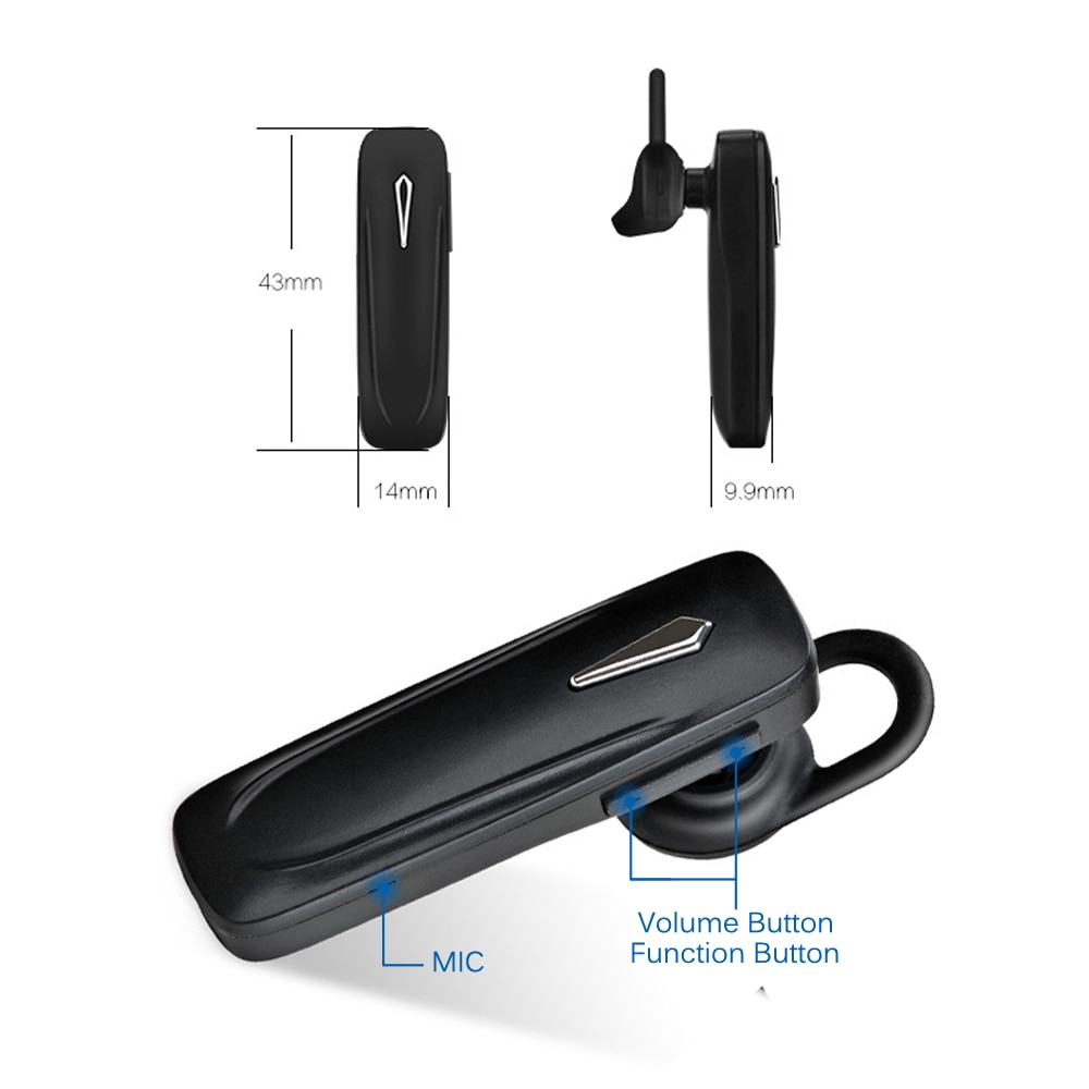 Bluetooth Earphone Mini Wireless Headset Earbuds Handsfree Bluetooth earpiece with Mic For iphone xr xiaomi redmi Headphones