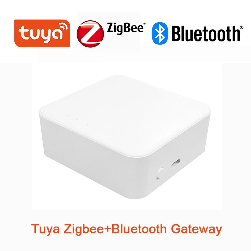 Interruptor inteligente para el hogar, pulsador de botón con Bluetooth, WiFi, Compatible con Alexa, asistente de Google y Control por voz, Tuya: Bluetooth Zigbee Hub