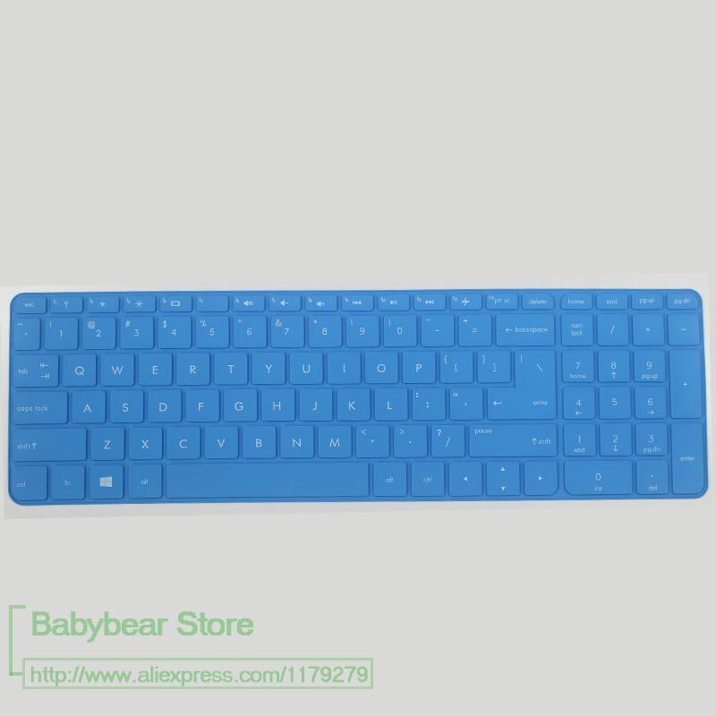 17.3 polegada de Silicone teclado do laptop tampa da pele Para HP Pavilion 17 17-ab419ur 17-ab403nf 17-ab406nq 17-ab422ur 17-ab455nd ab497nd: allblue