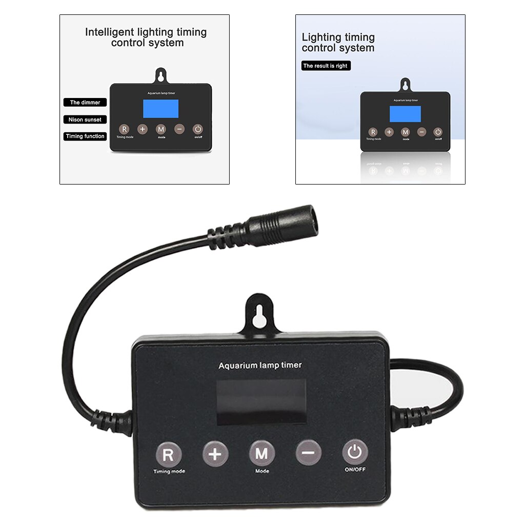 Aquarium LED Light Dimmer Controller Day Night Modulator For Aquarium Fishes Tank Led Intelligent Light Timing Dimming System