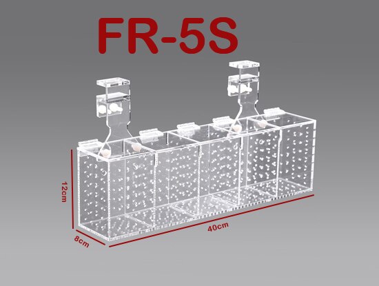 Red Starfish RF-5S 40*8*12cm Aquarium High Acrylic Fish Breeding Isolation Box, Fry, Coral Frags, Inverts, Breeding: Default Title