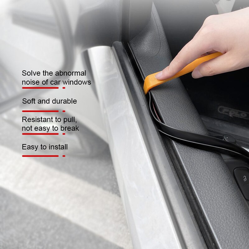 Auto Side Window Seal Strip Trim V Type Tochtstrip... – Grandado