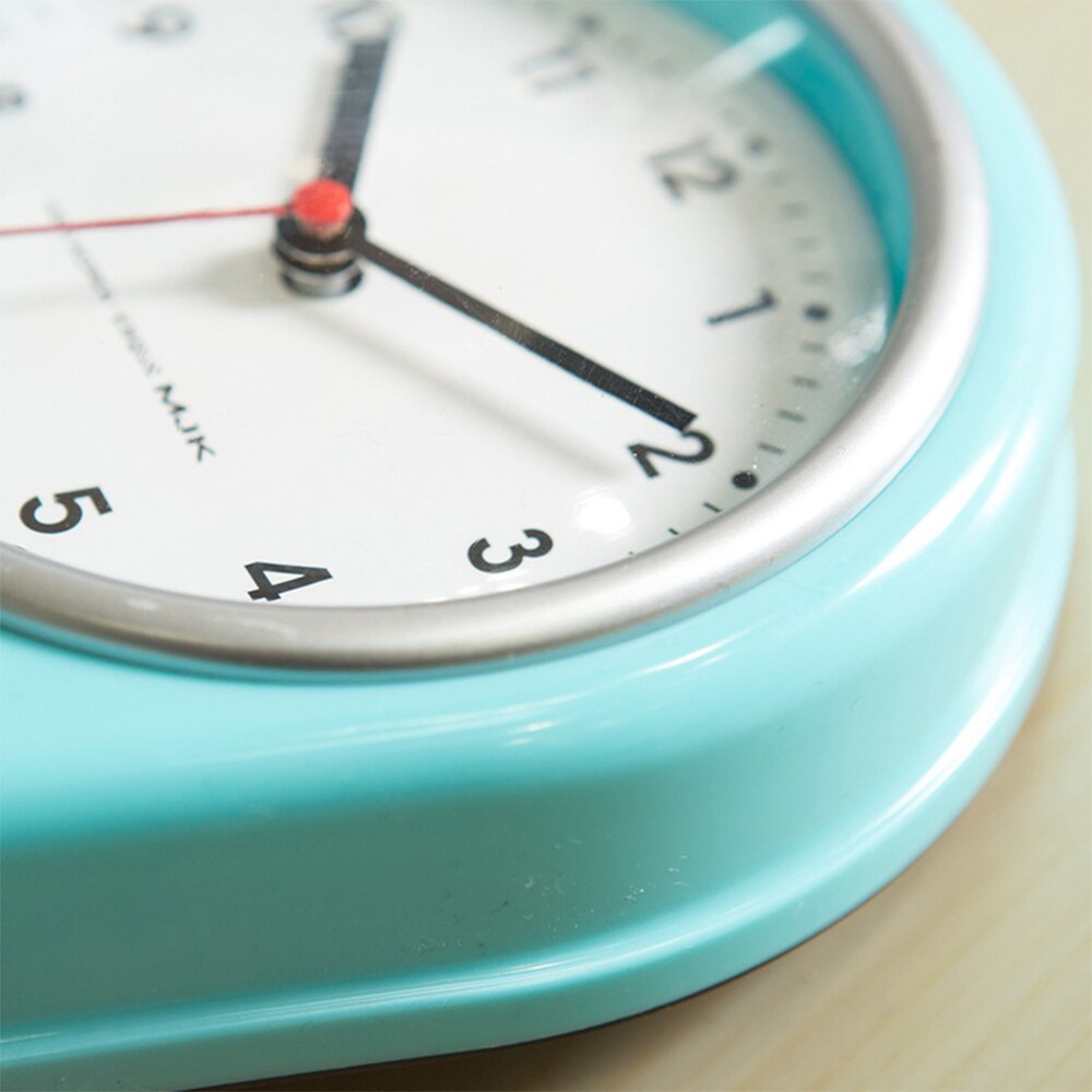 1pc Kitchen Timer Wall Clock Household Timer Modern Style without Battery for Home (Red)