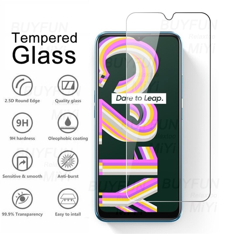 2 stück schutzglas für realme realmy  c21 c21y c 21 y 21y 6.5 & #39 ;& #39 ; 9h displayschutzfolien sicherheitsfolie realmi  c21y glasschutzabdeckung