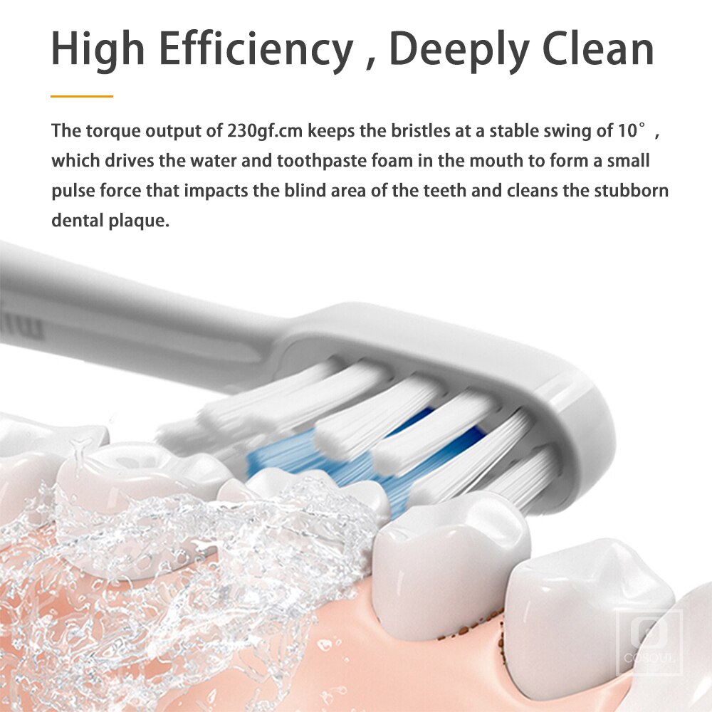 Xiaomi Toothbrush T300 MIJIA Electric Toothbrush Sonic Tooth Brush Heads Mi Smart USB Rechargeable Waterproof Ultrasonic