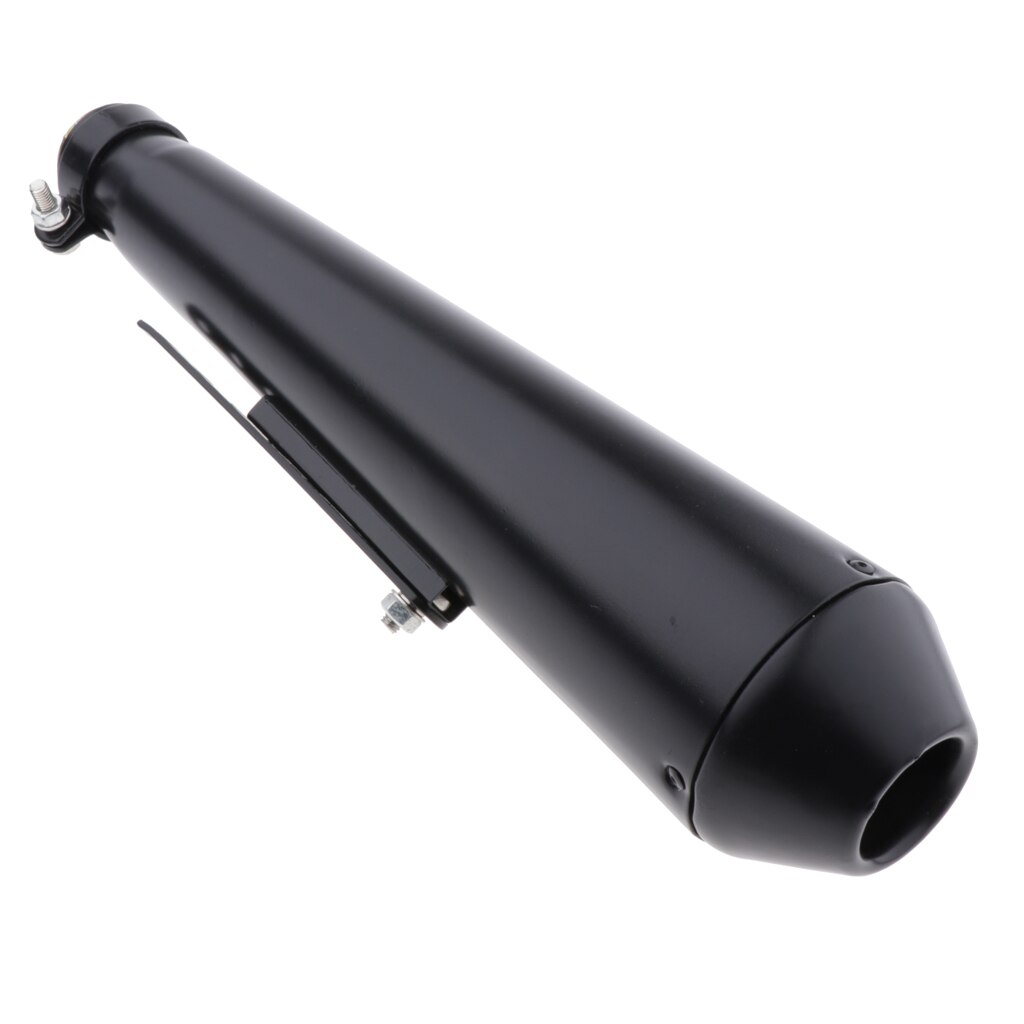 Universal Exhaust Muffler Silencer Pipe 35-43mm 1.38-1.7 inch OD Inlet for Cafe Racer Bobber Custom Motorcycle