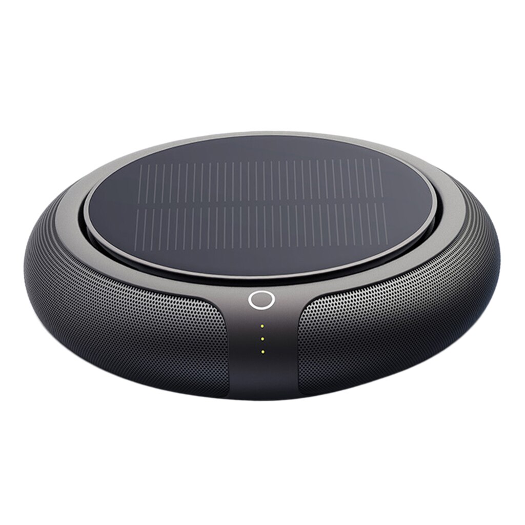 Intelligent Anion Vehicle Solar Air Freshener Negative Ions Rechargeable: Black