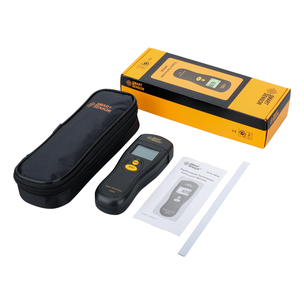 Digital Tachometer Rotational Speed Meter Photoelectric Speedometer Non Contact Measuring 2.5~99999RPM Tester