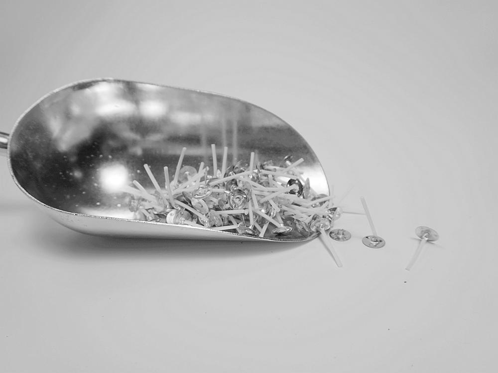 100 pcs Candle Wicks for DIY Candle Making Natural Cotton wick (3CM Length)