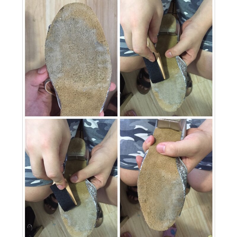 Brosse à chaussures en bois nettoyage entretien pour Ballet Latin danse chaussures daim semelle ASD88