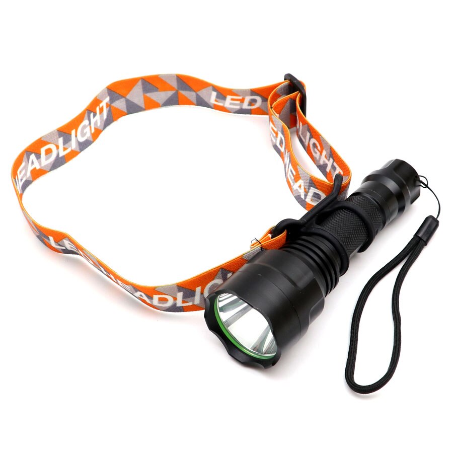 Adjustable Nylon Frontal Head Strap Flashlight Head Band Strap for LED Flashlight to Headlamp Elastic Strap