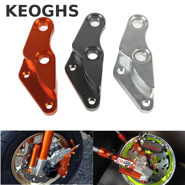 Keoghs Motorfiets Remklauw Beugel Cnc Aluminium Voor 200/220mm Disc Voor 40mm Remklauw Voor yamaha Force Jog Rsz