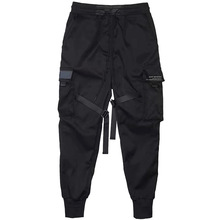 Mannen Casual Harem Joggers Sweatpant Hip Hop Broek Multi Pocket Cargo Broek