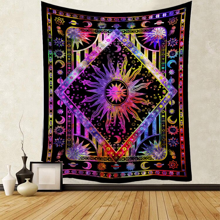 95 x 73 cm mandala gobeläng indisk vägghängande dekor strand bohemisk hippie överkast: 9