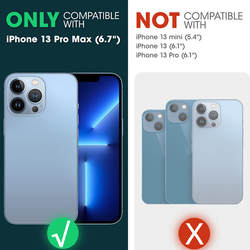 SUPCASE para iPhone 13 Pro Max funda de 6,7 pulgadas ) UB Mag Series funda protectora transparente híbrida Premium Compatible con MagSafe