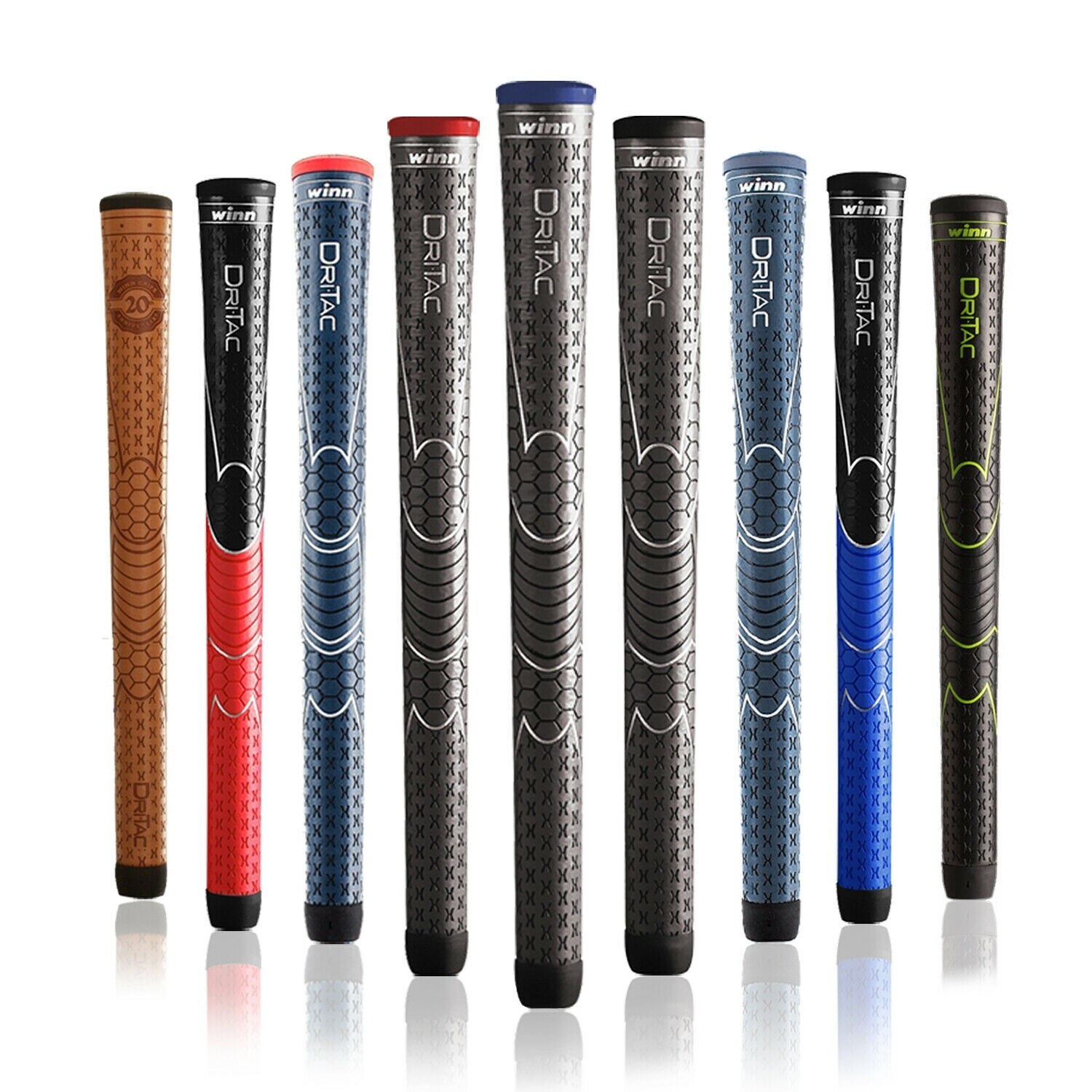 10 TEILE/LOS WINN DRITAC AVS Standard UND MITTELSTÄNDISCHE Golf GRIFFE