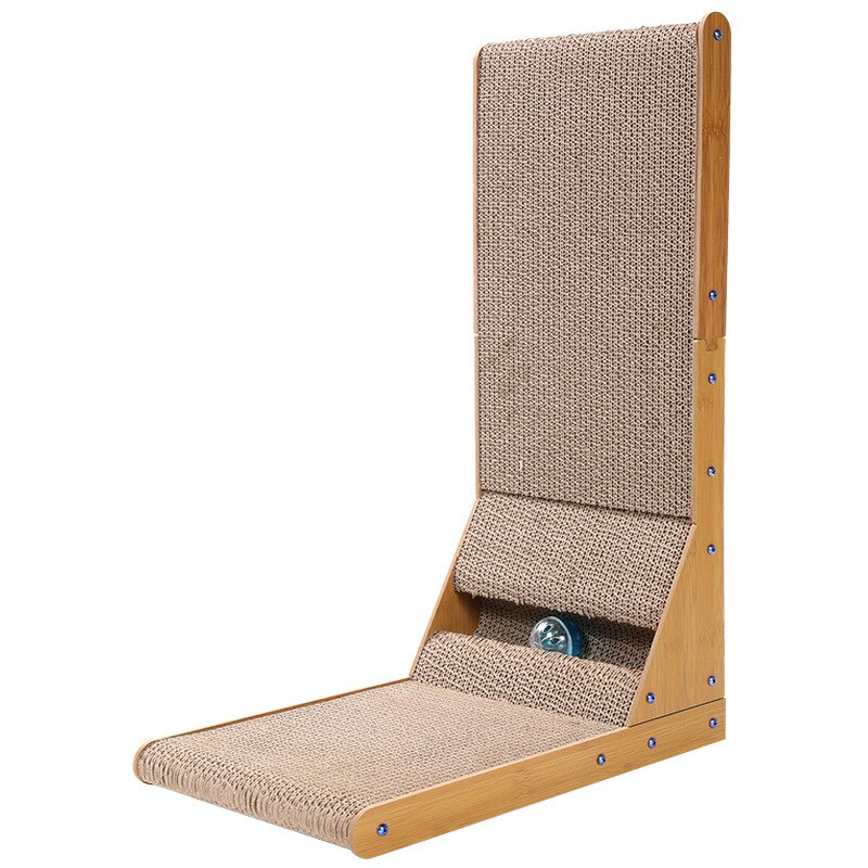 Muur Verticale Krabpalen Board L-Vormige Grote Slijtvaste Kat Scratcher Schraper Voor Katten Training Slijpen Klauw speelgoed