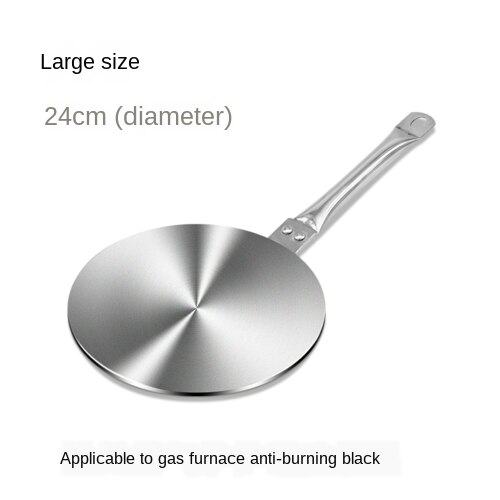 Stainless Steel Gas and Electric Stovetop Heat Diffuser Ring Plate, Available in 7.6 or 9.25 inch Sizes: 24CM