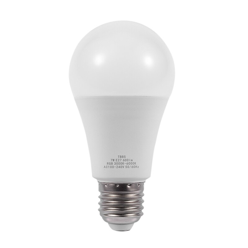 E27 wifi smart led pære rgb cw lampe stemmestyring med alexa google home