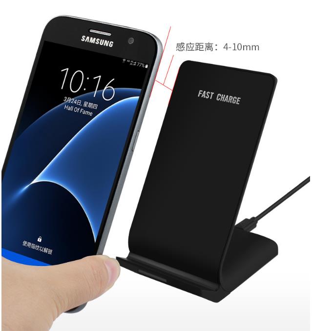 Chargeur sans fil Qi pour Samsung Galaxy A80 A70 A60 A50 A40 A30 A20e A20 Dock de charge sans fil rapide chargeur USB accessoire de téléphone