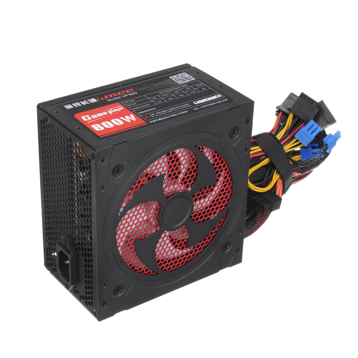 Gaming PC Power Supply PFC Silent Fan ATX 20+4pin 12V 800W PC Computer SATA Gaming PC Power Supply For Intel AMD Computer