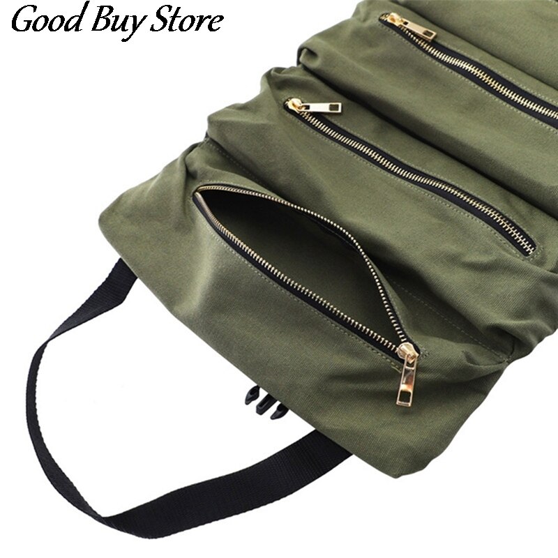 Useful Waterproof Tool Bag Screwdriver Plier Waist Pouch Electrician Worker Repairing Bags Tools Carrier Tote Storage Organizer: AG