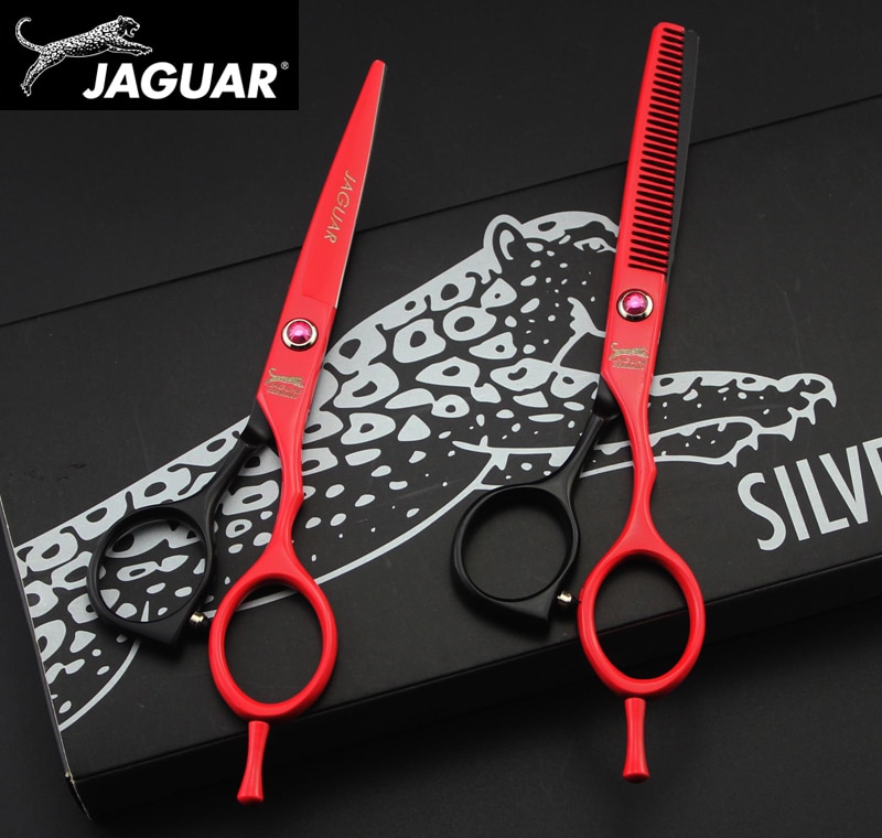 4.5 & 5.0 & 5.5 & 6.0 & 6.5 pouces JAGUAR ciseaux à cheveux de coupe amincissement coiffure outils de barbier salons ciseaux