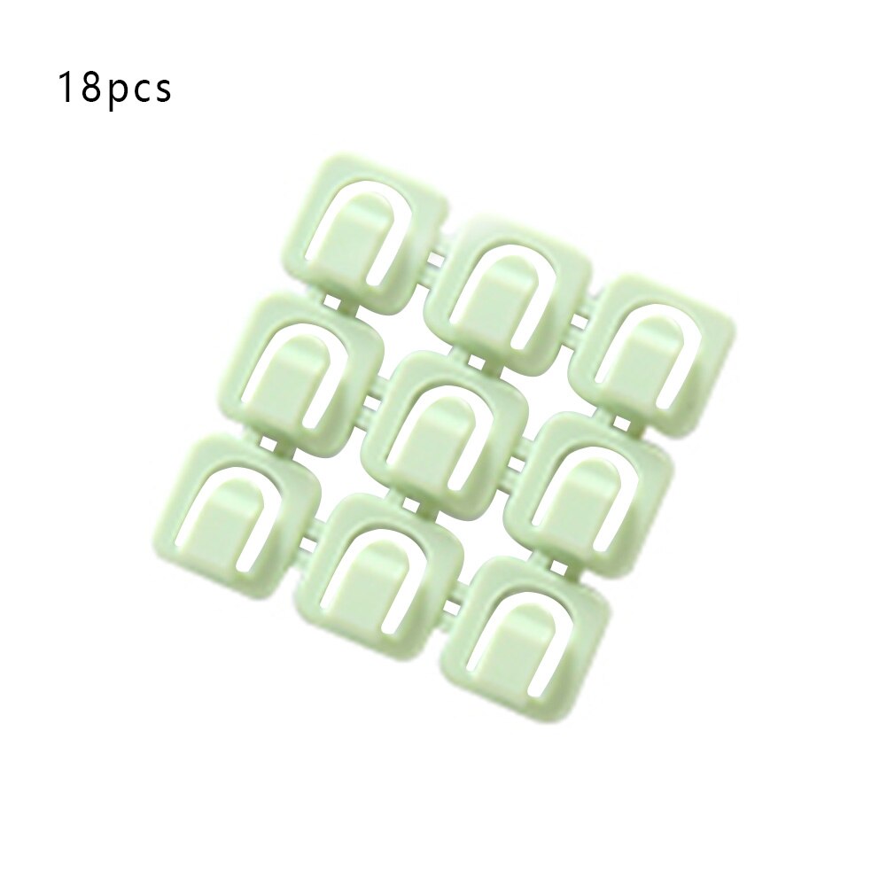 18pcs Mini Home Self Adhesion Cable Clip Portable Electric Wire Organizer Desk Accessories Immobilization Storage Table Wall