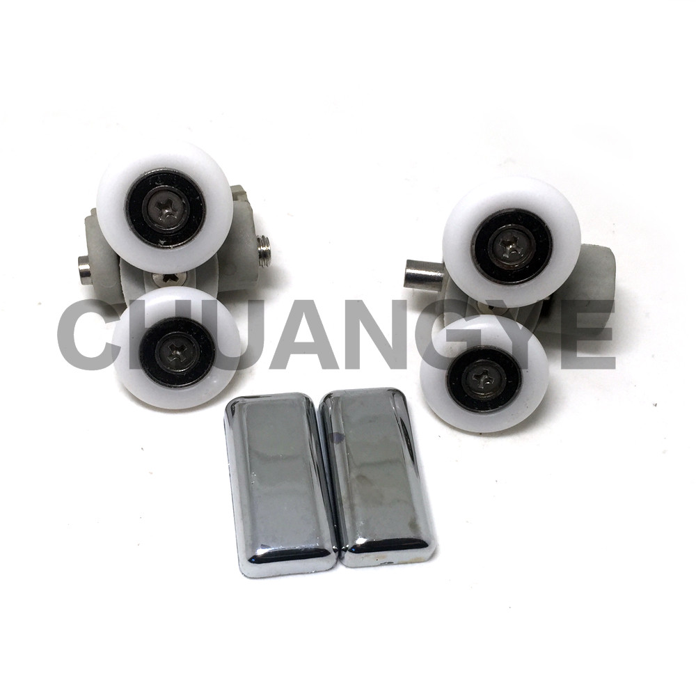 8 x Replace Shower Door Ball Rollers Runners Wheels Pulleys