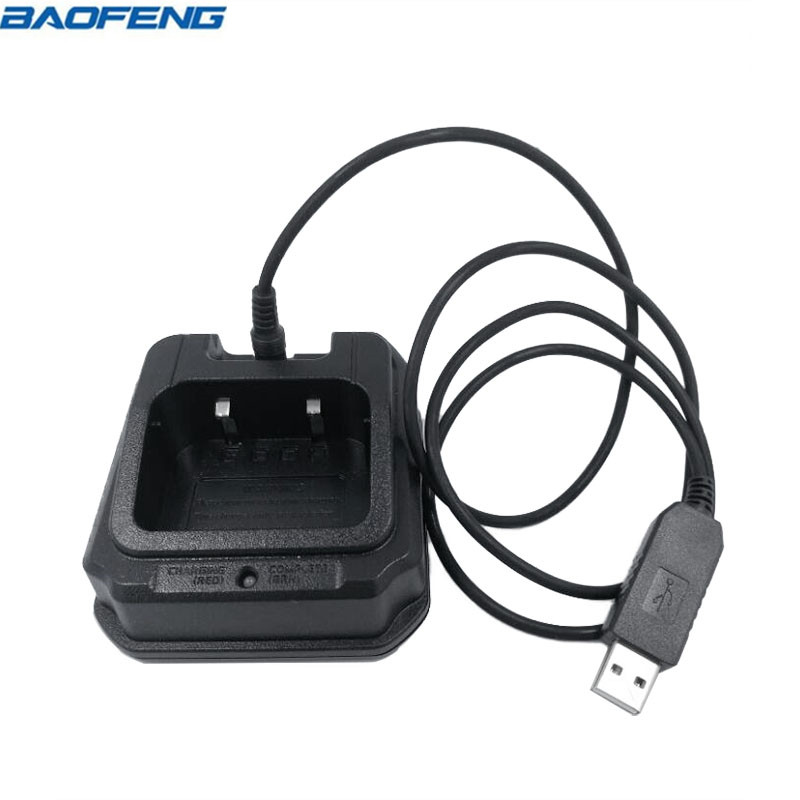 Baofeng UV-9R USB Basis Batterie Ladegerät Walkie Talkie Für pofung UV-XR A-58 UV-9R Plus GT-3WP UV-5S UV9R UVXR