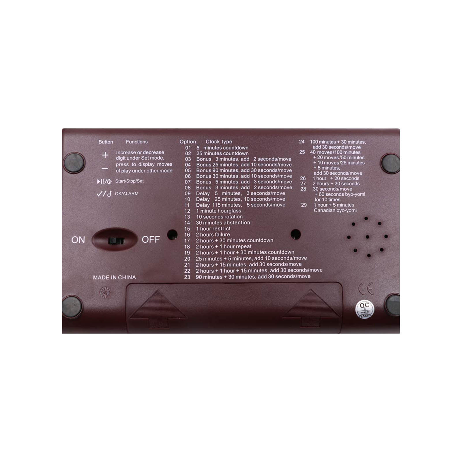 Portable And Master Game Analog Smart Chess Clock Chess Timer