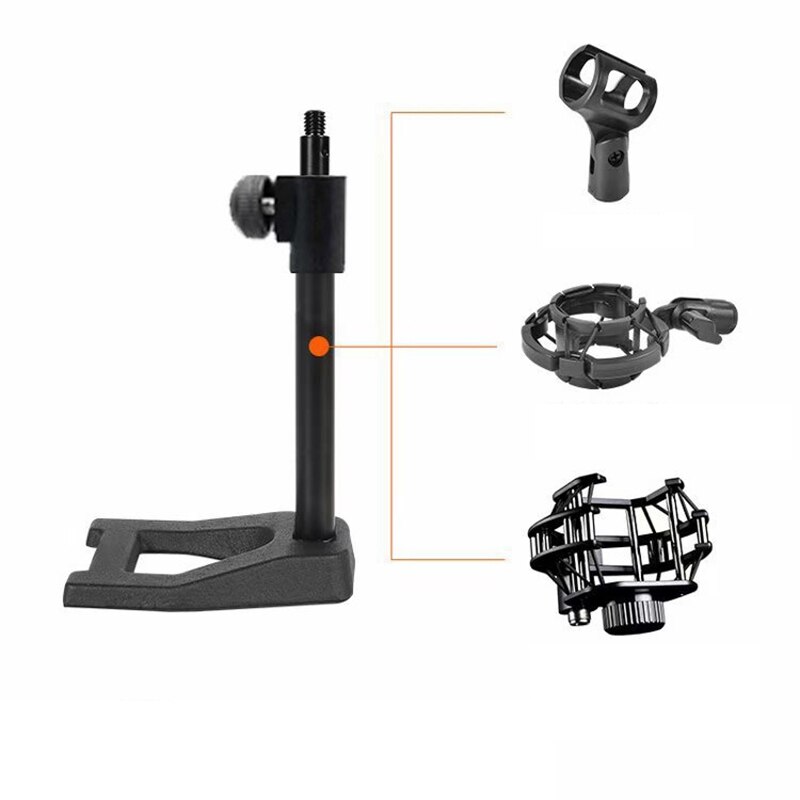 Einstellbare Schreibtisch Mikrofon Ständer Universal- Tabletop Mic Steht für Schwere Mikrofon