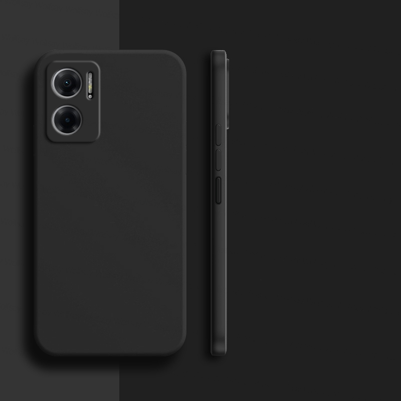 per Xiaomi Redmi 10 5G Custodia Xiaomi Redmi 12C 10C 9 10 5G coperchio Antiurto silicone Liquido TPU Cassa Posteriore Del Telefono Xiaomi Redmi 10 5G: alluminio / nero