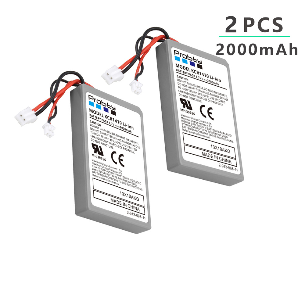 Batterie pour manette de jeu Sony PS4 dualshock 4 V1, contrôleur sans fil Bluetooth, Batteries rechargeables CUH-ZCT1E CUH-ZCT1U: 2 Battery