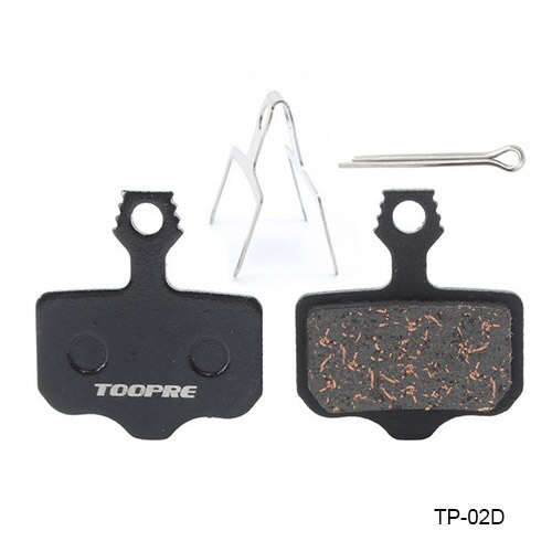 TOOPRE-pastillas de freno de disco para bicicleta de montaña, fibra de cobre semimetálica para Shimano M446 355 395 BB5 SRAM AVID HAYES Magura ZOON: Azul