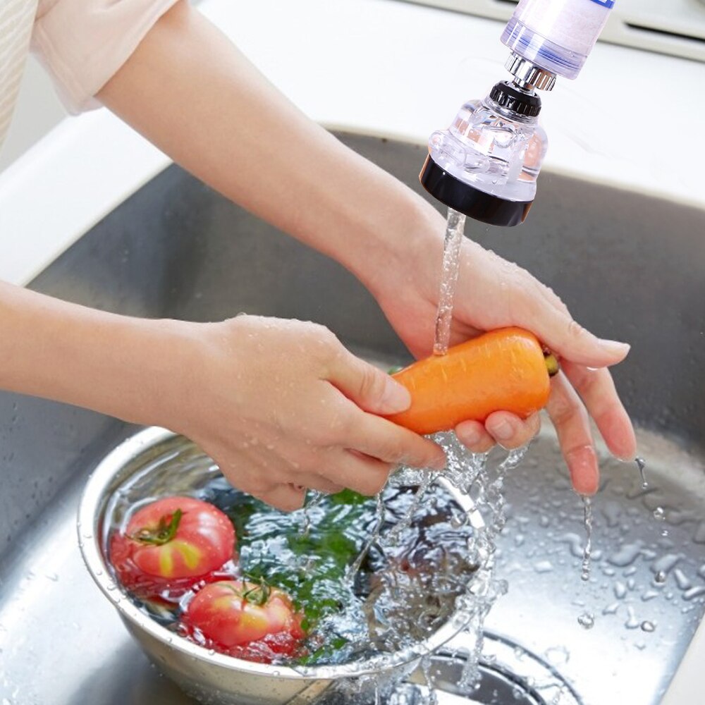Mousseur en plastique abs pour robinet de cuisine à double filtre pivotant à poignée unique, robinet d'évier de cuisine à trou unique, outils